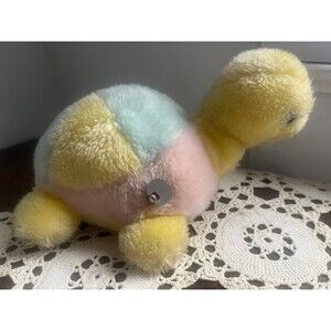 Vintage Russ Berrie Twittle Turtle Musical Plush